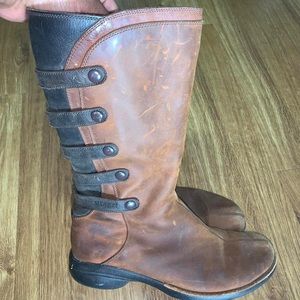 Merrell Brown and Black Over the Knee Boots